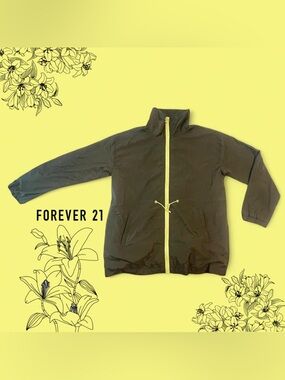 Forever 21 Girls Full Zip Jacket Windbreaker